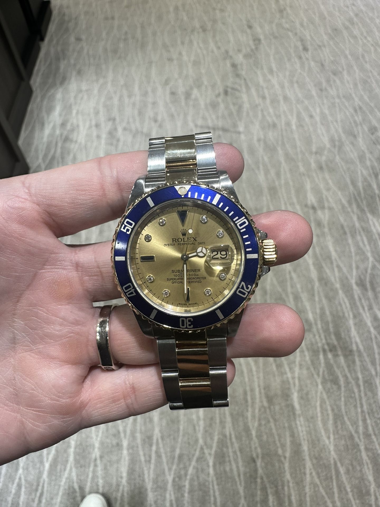 Rolex Submariner 18kt Yellow Gold Stainless Steel Factory