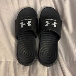 Under Armour Black Slide Sandals