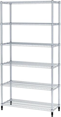 6-Tier Metal Wire Shelving Unit