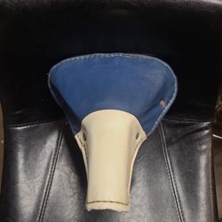 vintage leather "ambassador" woman's bicycle seat 1950s