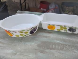 $50 Vintage Anchor Hocking Fire-King Casserole Set 