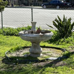 Cement Fountain 
