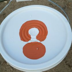 Pinturas Interior/ Exterior Paint Orange Color Semigloss Paint $100