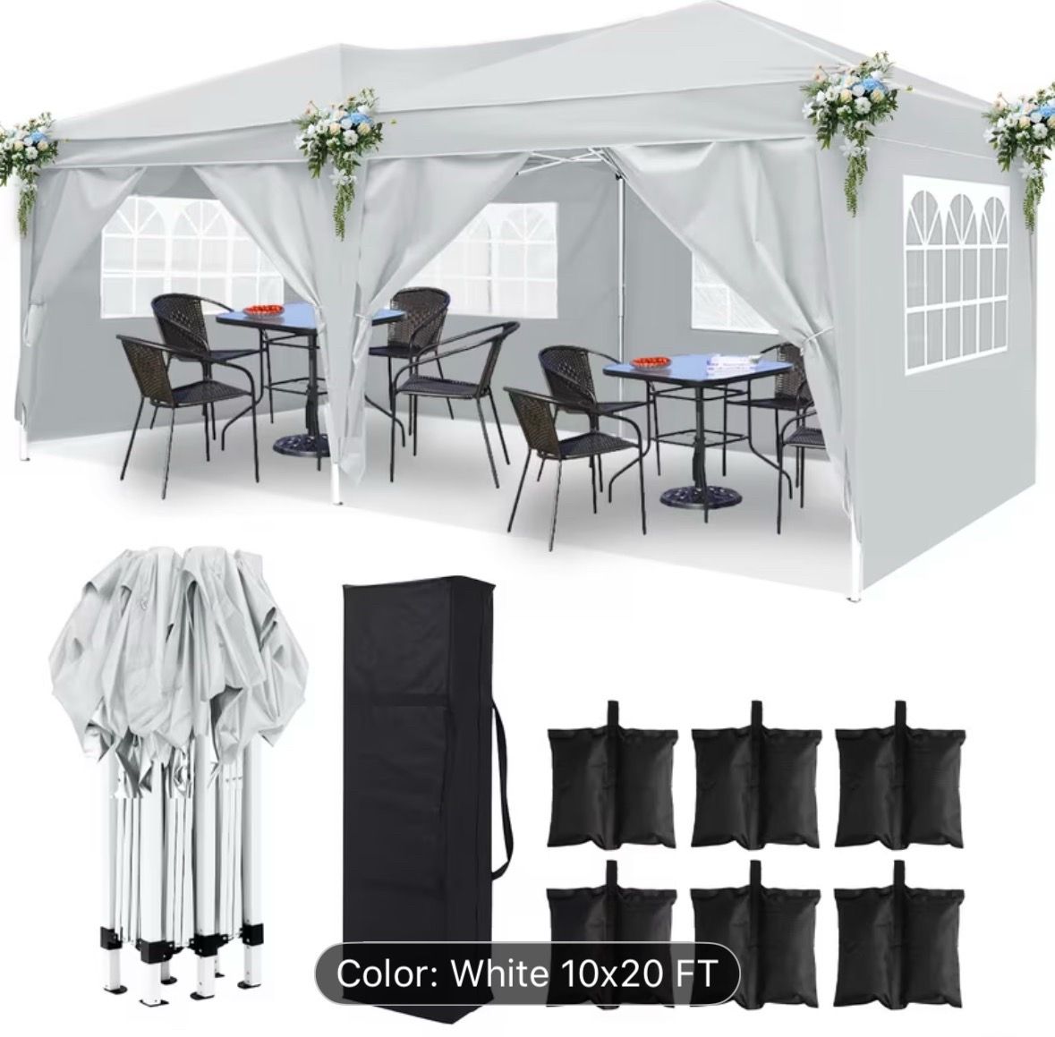 Pop-up 10 x 20 canopy/tent