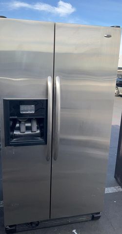 Amana Side By Side Stainless Steel Fridge
