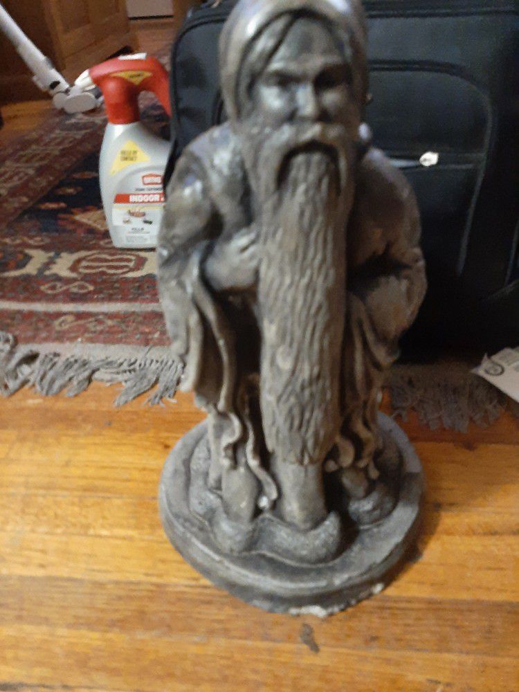 Heavy Wizard Stone Sculture Statue