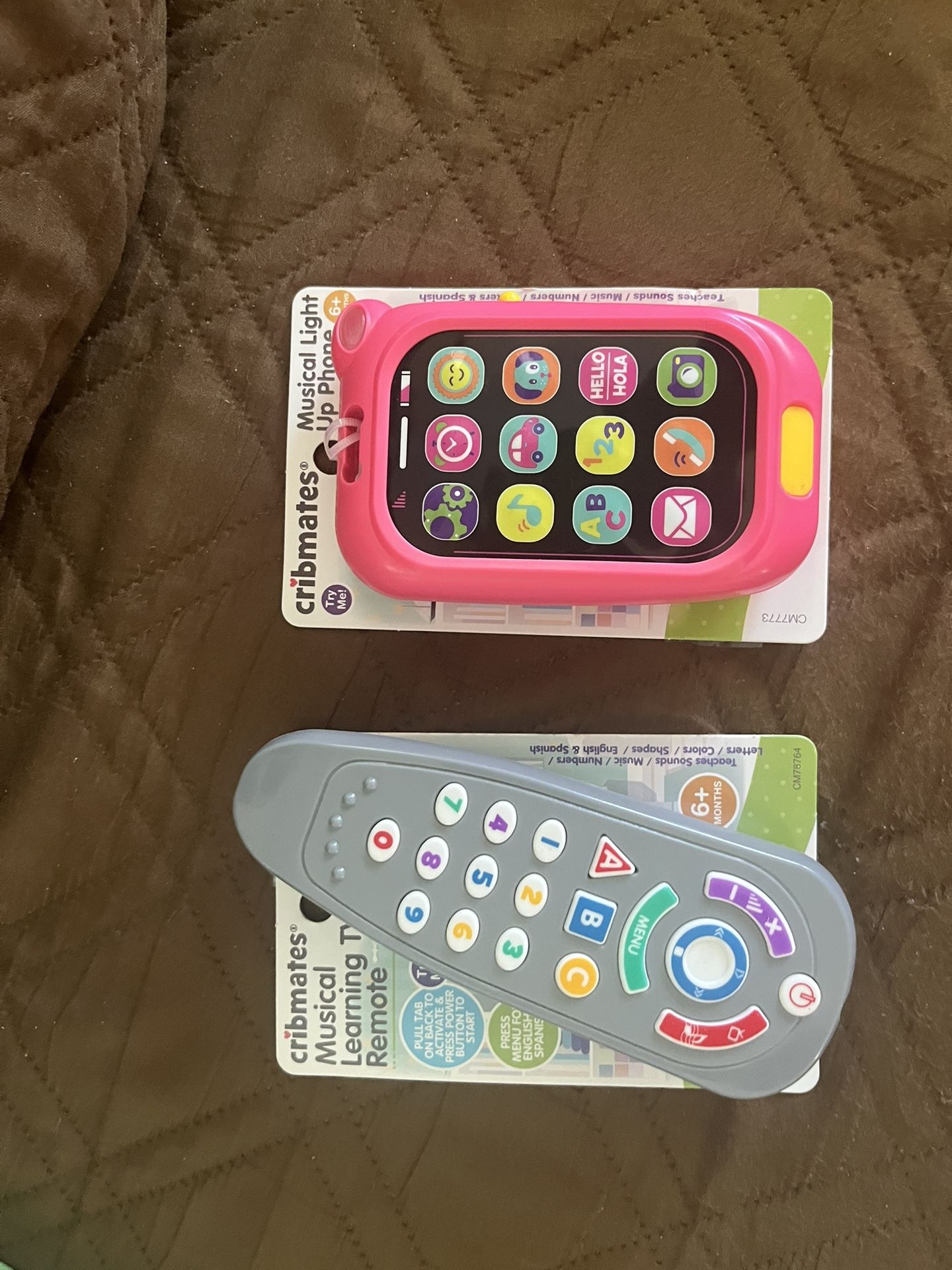 new bundle musical tv remote and phone 6+months