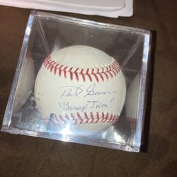 Astros Phil Garner Signed Baseball 