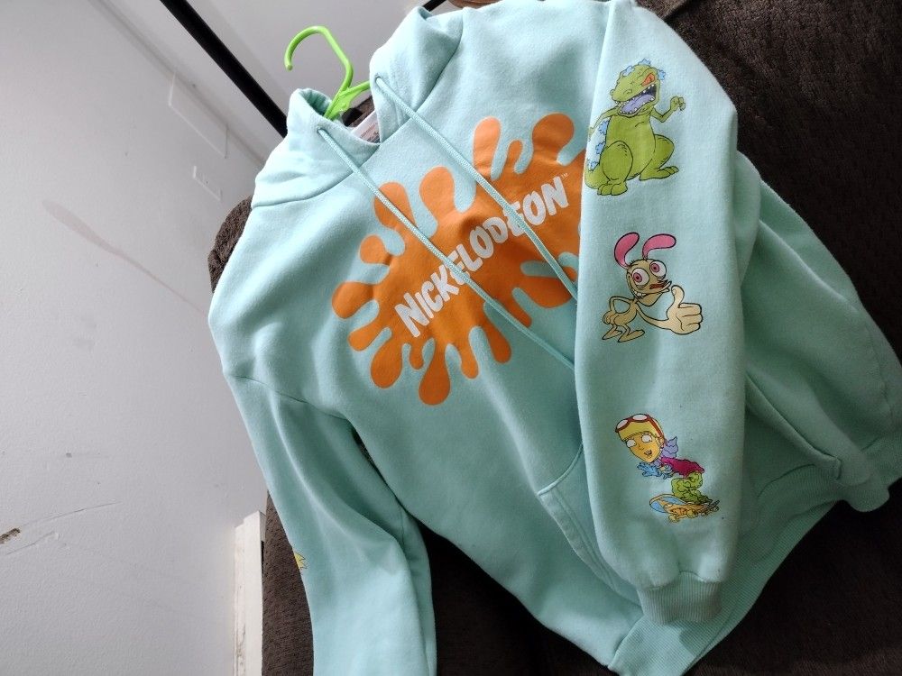 "Nickelodeon" Pullover Hoodie/ Men's Size Small