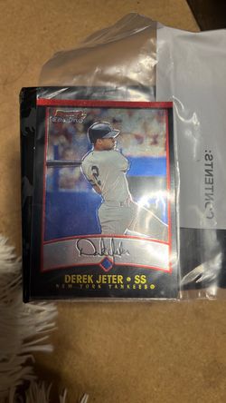 Derek Jeter Bowman Chrome Baseball Card