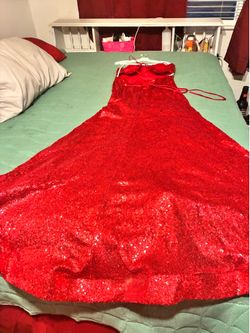 Red dresses  short dress is (Lg )long dress is(XLg)