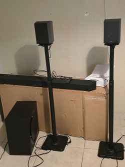 Samsung HW-Q990C 11.1.4ch HDMI eArc Soundbar w/Wireless Dolby Atmos Audio + Rear Speakers/Pedestals