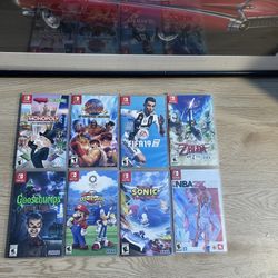 NINTENDO SWITCH GAMES 30 Each Some Less for Sale in Las