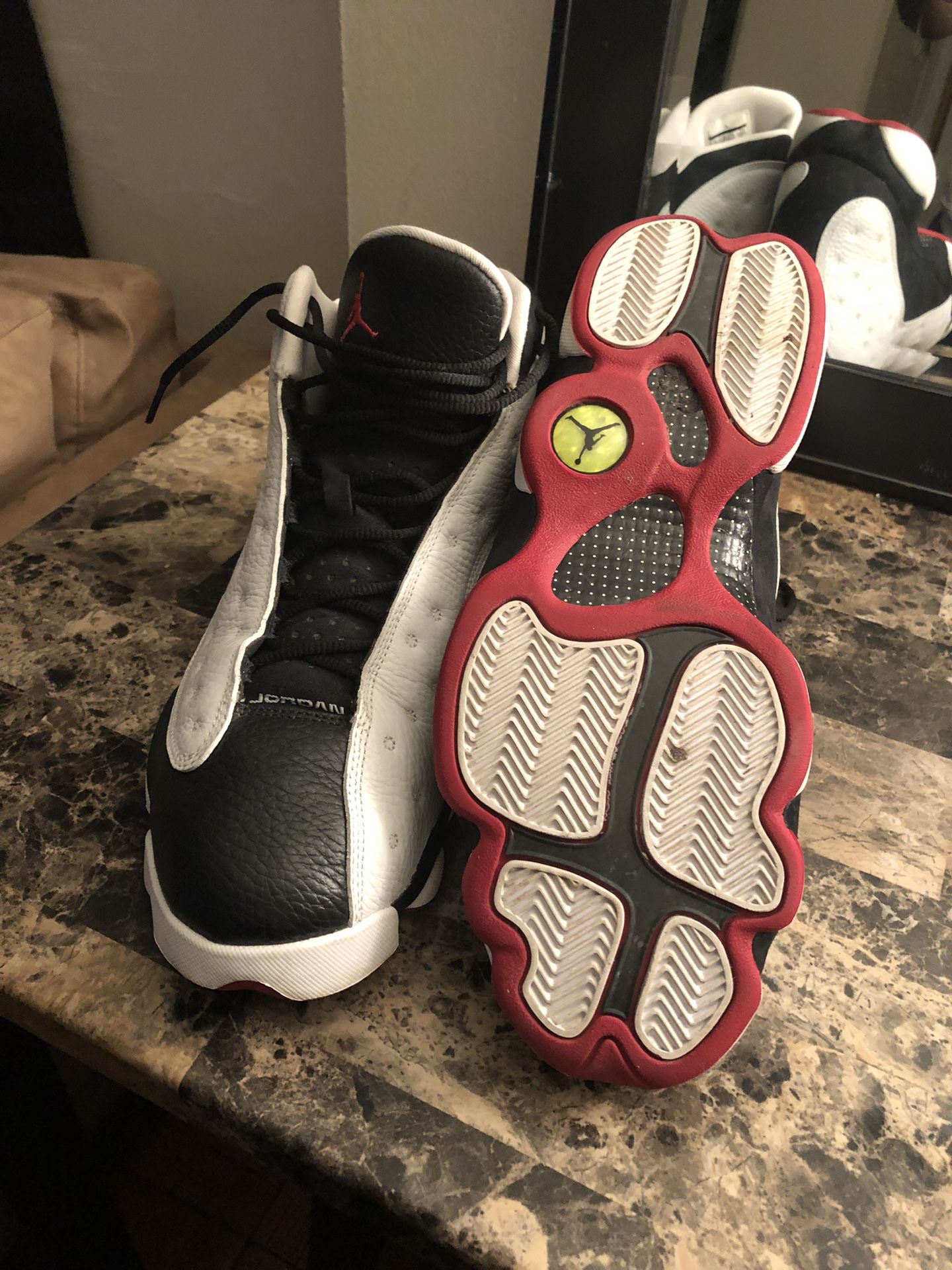 Jordan 13s He got game size 11.5