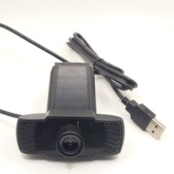 Webcam, USB2.0 1080p HD Computer Camera with Microphone Plgu and Play Streaming Camera for Video Recording Calling Conference