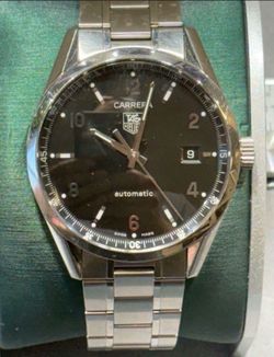Tag Heuer Carrera Calibre 5 Mens Watch Automatic in Excellent  Cond WV211B 39mm