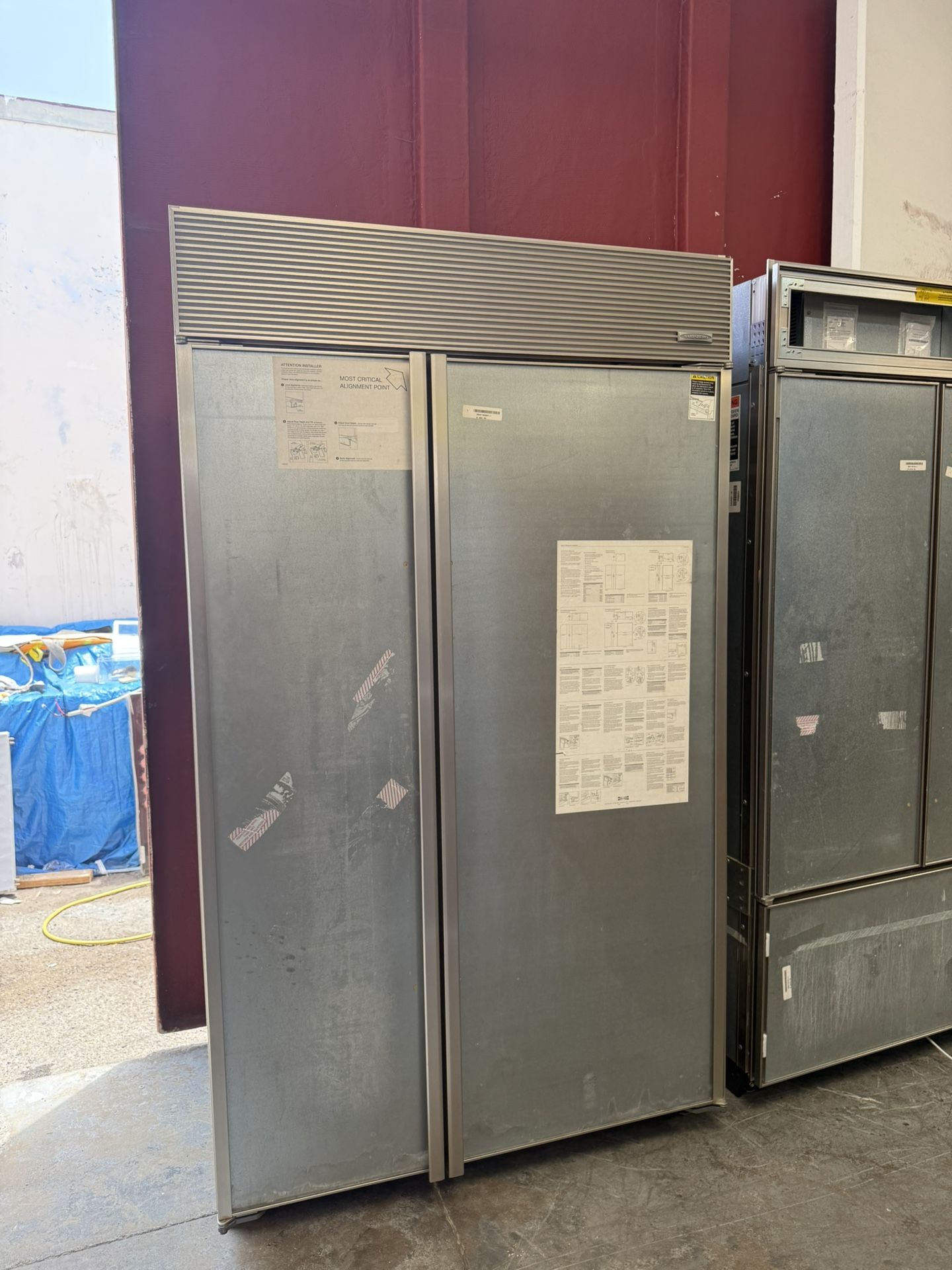 48 inch Sub Zero Built in Panel Ready Refrigerator