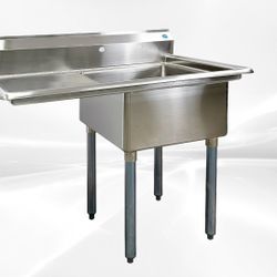 18 ins left one compartment sink NSF C1T181812-18L