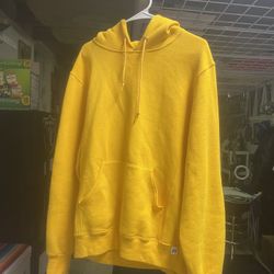 Russell Yellow Sweatshirt Size med