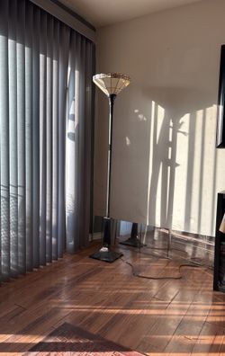 Tiffany Style Torchiere Lamp