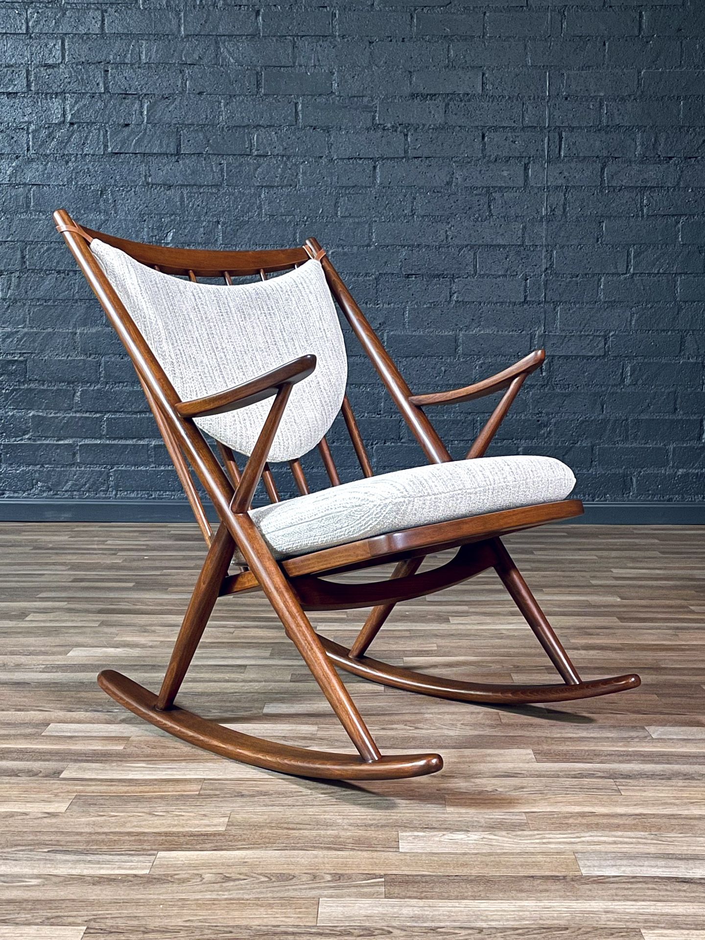 Danish Modern Rocking Chair by Frank Reenskaug, c.1960's - Delivery Available