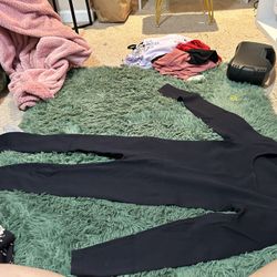 skin tight black bodysuit shapewear