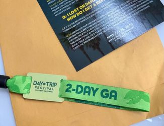 Daytrip GA 2 Day Wristband