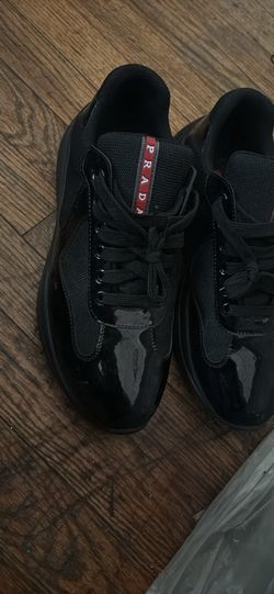 All black Prada shoes