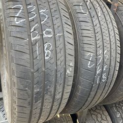 235-60-18 Used Tires 235/60/18 Llantas Usadas 