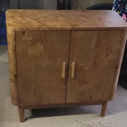 Natural Burl Blopey Cabinet