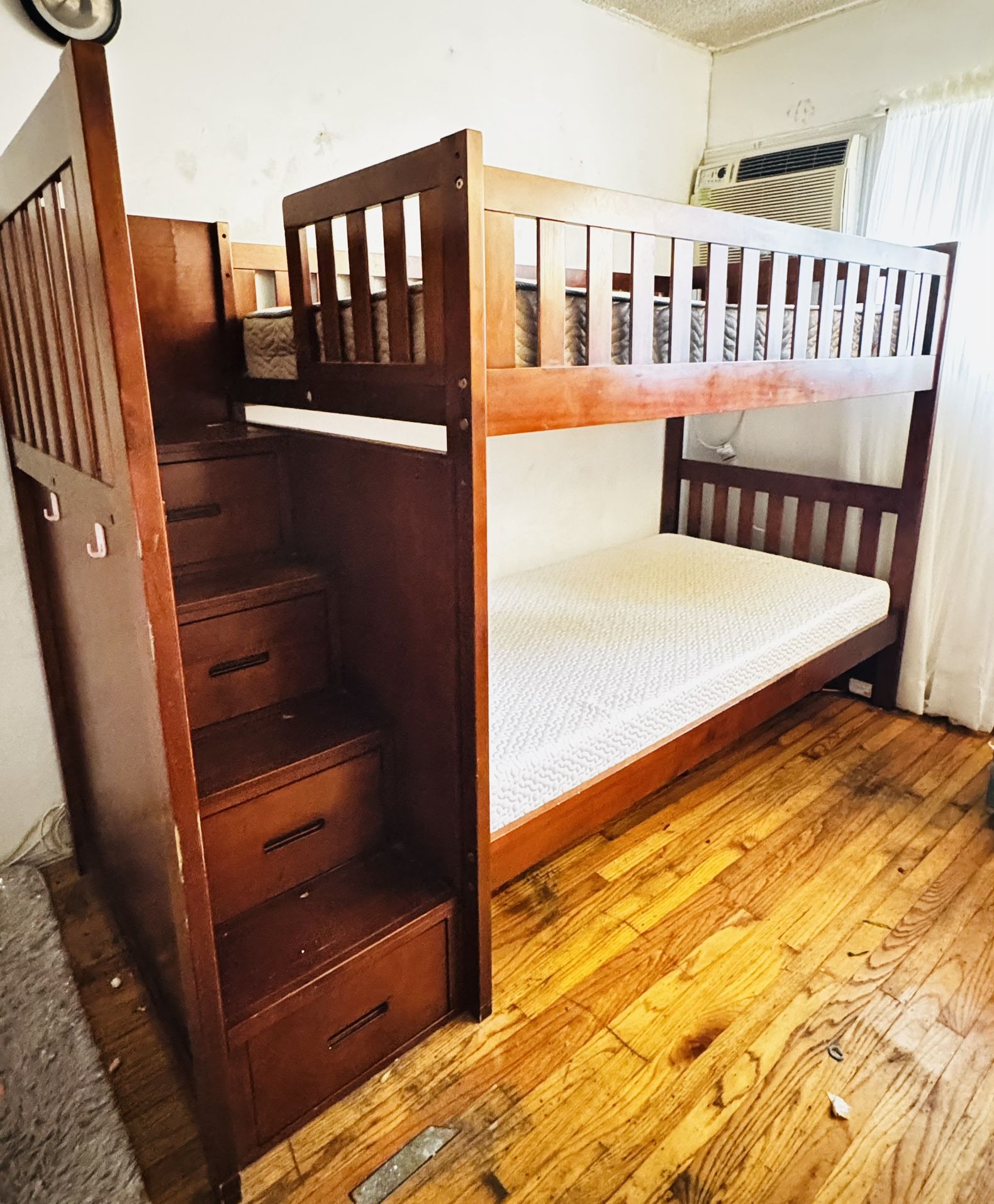 Bunk Bed With Stairway | Drawers