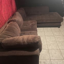 Beautiful Large Brown Sectional