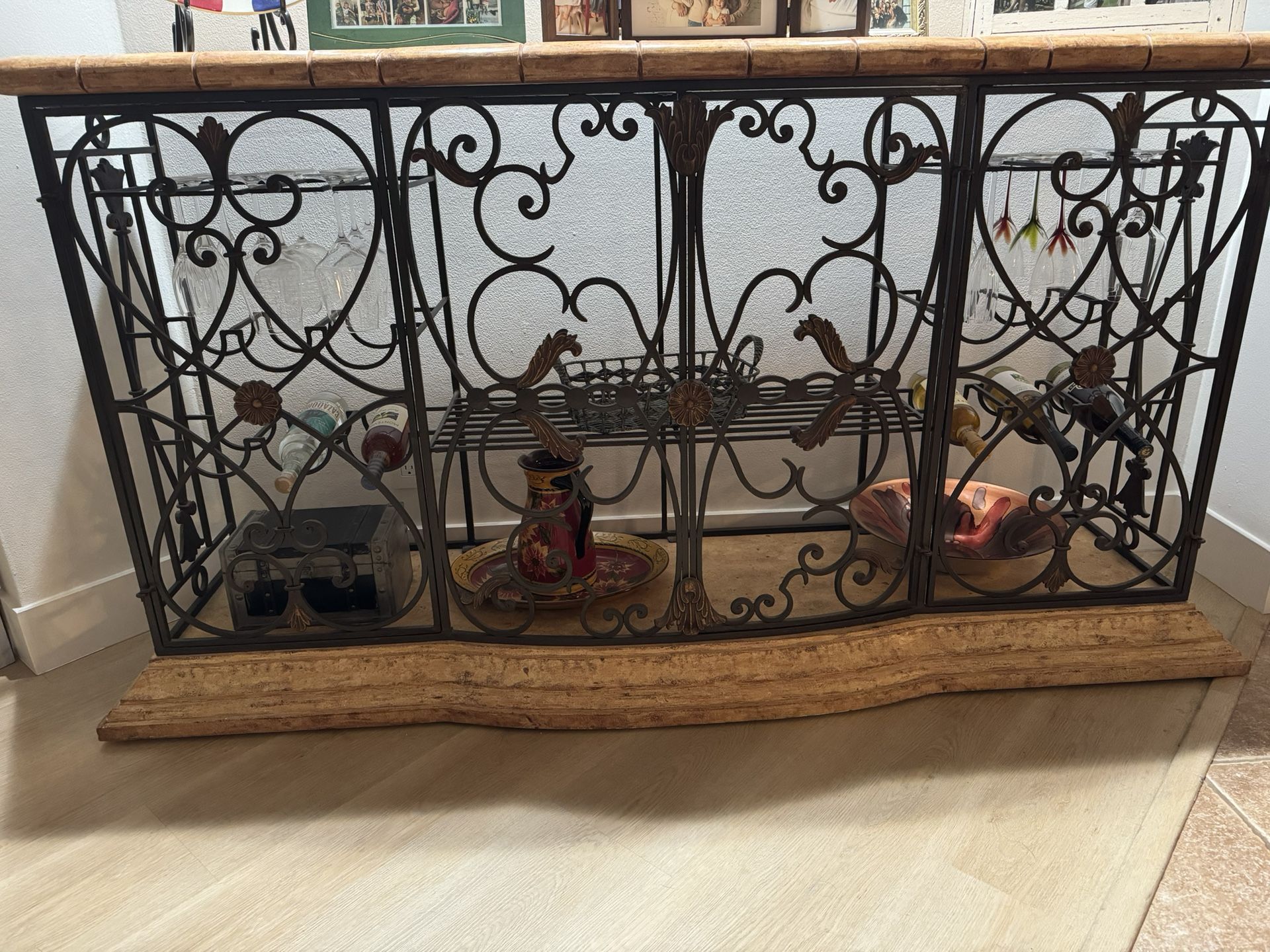 Amazing Table With Wine Rack