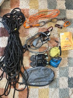 Rock climbing gear