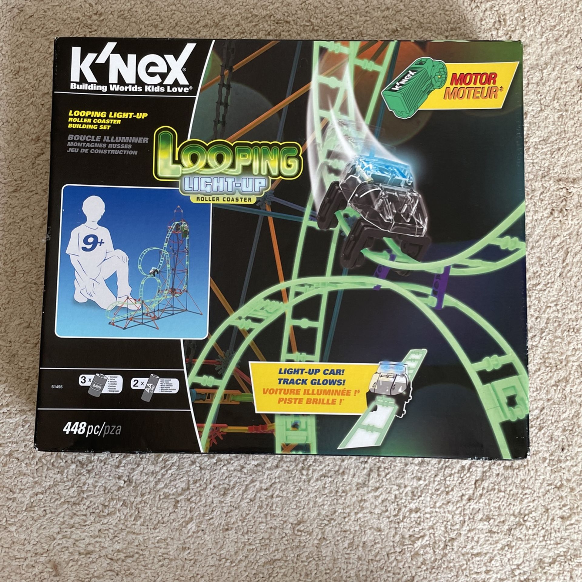 Knex Looping Light Up Roller Coaster for Sale in Concord CA OfferUp