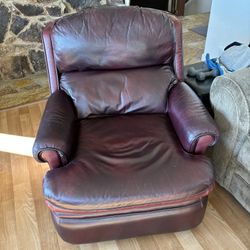 FREE!  Leather Manual Recliner