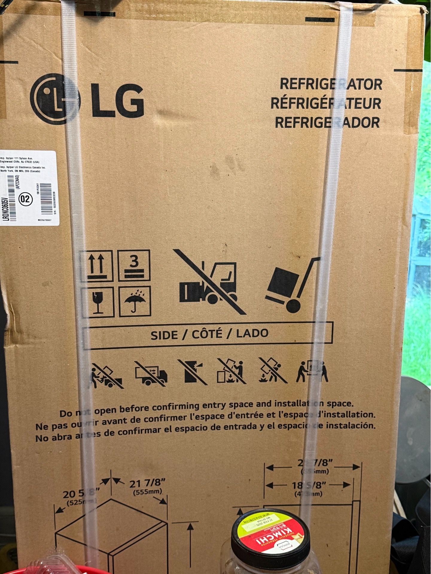 LG mini fridge new in box