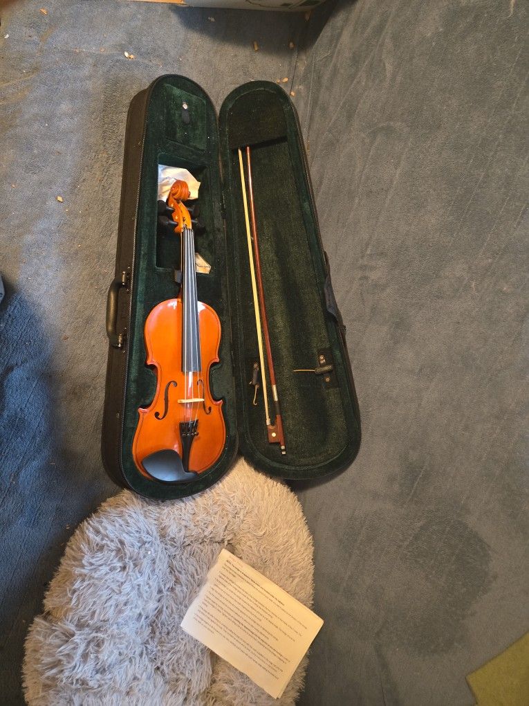 Bran New Violine With Case