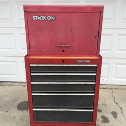 USA Craftsman and StackOn Tool Box Set