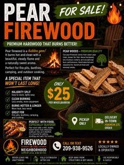 Pear Firewood