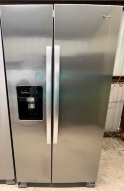 Whirlpool Stainless Steel Side by Side Refrigerator