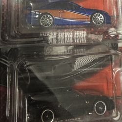 Hot Wheels Fast & Furious Green Eclipse, Blue Silvia S15 And Black Supra