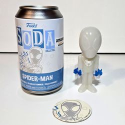 Spider-Man Funko Soda Marvel Amazon Exclusive Collectible Figure, POG & Tin