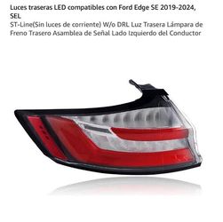 Ford Edge 2019-2024 LED Tail Light Assembly – Driver Side (Left) – New