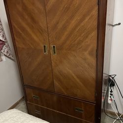 Wardrobe cabinet Vintage Armoire 