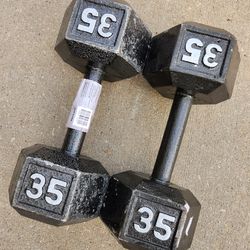 Iron Hex Dumbbells 35s