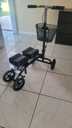 Knee Scooter Walker with Basket