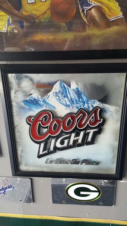 Coors Light mirror