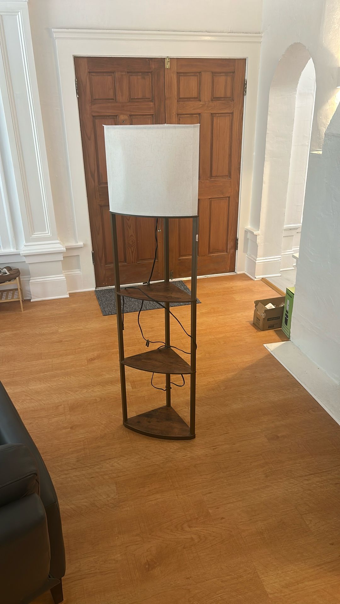 Shelf Corner Standing Lamp