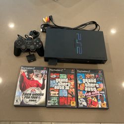 PlayStation 2 ps2 console gta games
